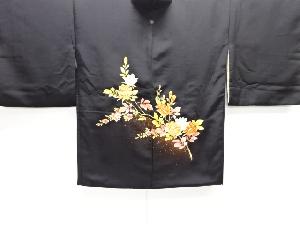 薔薇模様一つ紋絵羽織